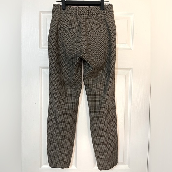 Zara Plaid Asymmetrical Hem Trousers XS - Picture 4 of 7